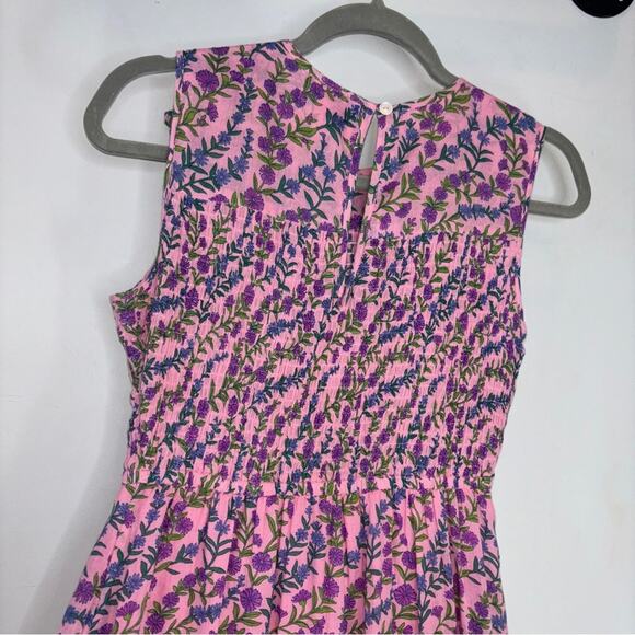 Banjanan Iris Purple Floral Midi Dress - Picture 9 of 10